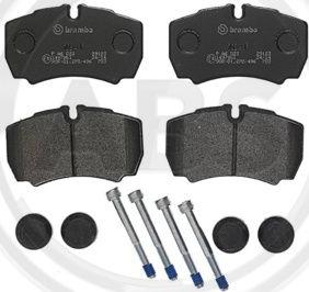 A.B.S. PA6023 - Brake Pad Set, disc brake www.autospares.lv