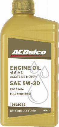 ACDelco 19521032 - Engine Oil www.autospares.lv