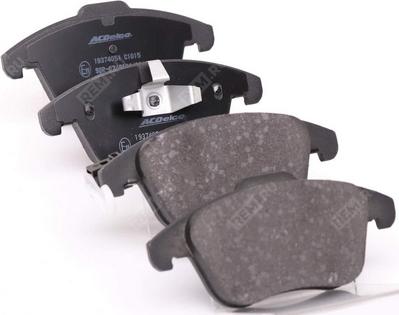 ACDelco 19374051 - Brake Pad Set, disc brake www.autospares.lv