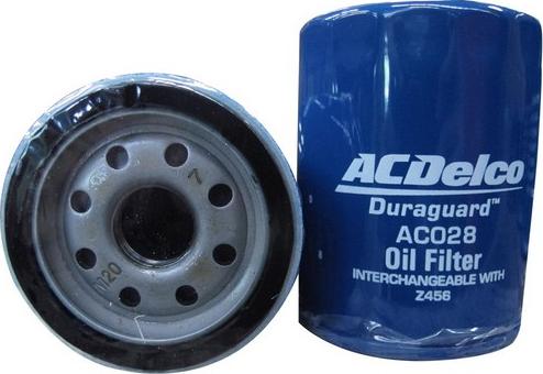 ACDelco AC028 - Eļļas filtrs autospares.lv