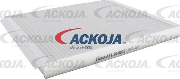 ACKOJA A51-30-0002 - Filtrs, Salona telpas gaiss www.autospares.lv