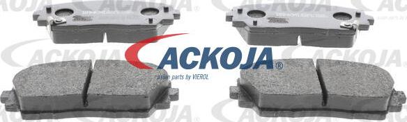 ACKOJA A53-2101 - Тормозные колодки, дисковые, комплект www.autospares.lv