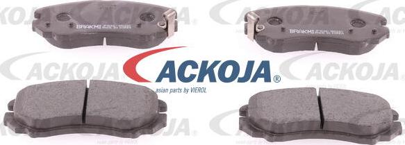 ACKOJA A52-2108 - Bremžu uzliku kompl., Disku bremzes www.autospares.lv