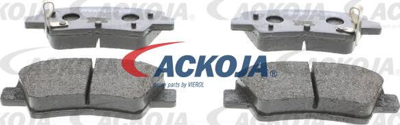 ACKOJA A52-2135 - Тормозные колодки, дисковые, комплект www.autospares.lv