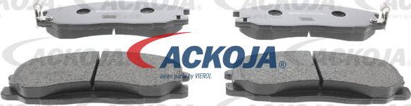 ACKOJA A52-2133 - Тормозные колодки, дисковые, комплект www.autospares.lv