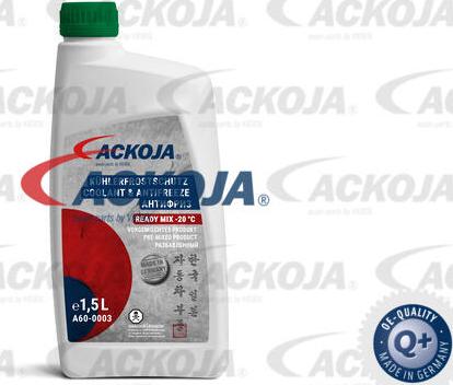 ACKOJA A60-0003 - Antifreeze www.autospares.lv