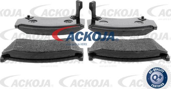 ACKOJA A38-0050 - Тормозные колодки, дисковые, комплект www.autospares.lv