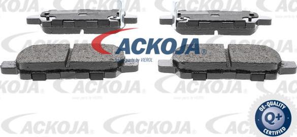 ACKOJA A38-0035 - Тормозные колодки, дисковые, комплект www.autospares.lv