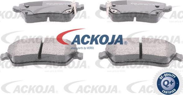 ACKOJA A38-0149 - Тормозные колодки, дисковые, комплект www.autospares.lv