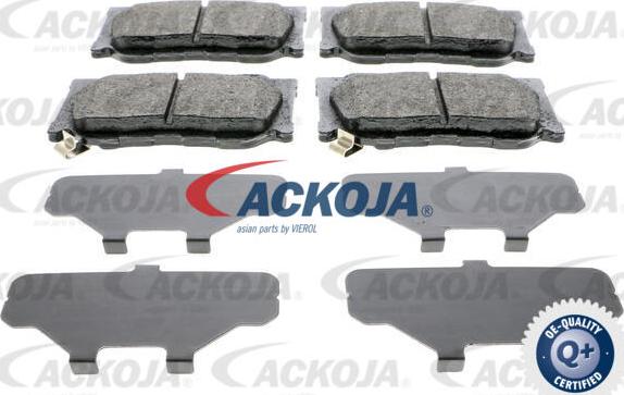 ACKOJA A38-0321 - Bremžu uzliku kompl., Disku bremzes www.autospares.lv