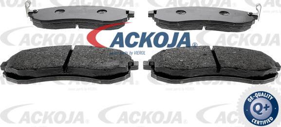 ACKOJA A37-0016 - Bremžu uzliku kompl., Disku bremzes www.autospares.lv