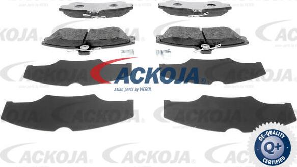 ACKOJA A37-0024 - Bremžu uzliku kompl., Disku bremzes www.autospares.lv