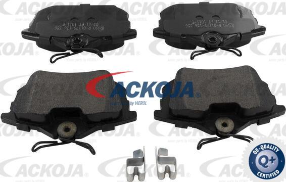 ACKOJA A37-0022 - Brake Pad Set, disc brake www.autospares.lv