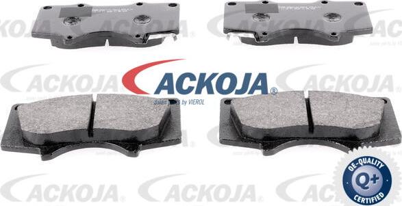 ACKOJA A37-0104 - Bremžu uzliku kompl., Disku bremzes www.autospares.lv