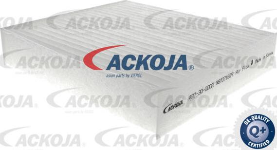 ACKOJA A37-30-0002 - Filtrs, Salona telpas gaiss www.autospares.lv