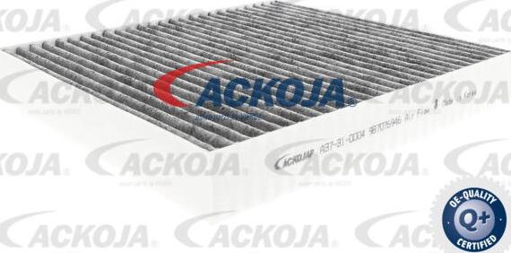 ACKOJA A37-31-0004 - Filtrs, Salona telpas gaiss autospares.lv