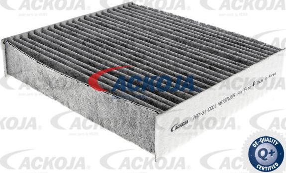 ACKOJA A37-31-0001 - Filtrs, Salona telpas gaiss www.autospares.lv