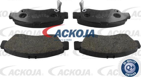 ACKOJA A26-0020 - Brake Pad Set, disc brake www.autospares.lv