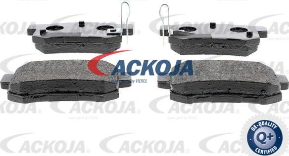 ACKOJA A26-0021 - Тормозные колодки, дисковые, комплект www.autospares.lv