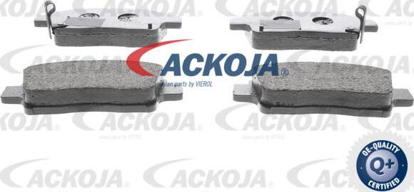 ACKOJA A70-0085 - Brake Pad Set, disc brake www.autospares.lv