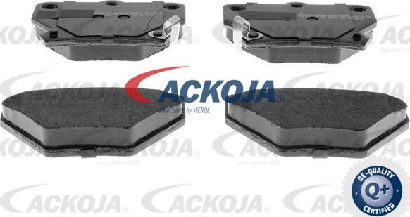 ACKOJA A70-0034 - Тормозные колодки, дисковые, комплект www.autospares.lv