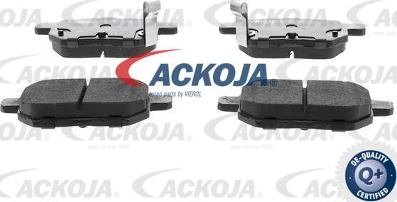 ACKOJA A70-0038 - Brake Pad Set, disc brake www.autospares.lv