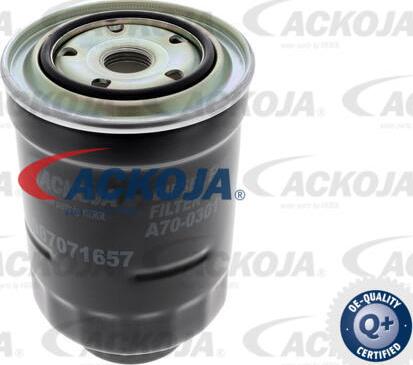 ACKOJA A70-0301 - Топливный фильтр www.autospares.lv