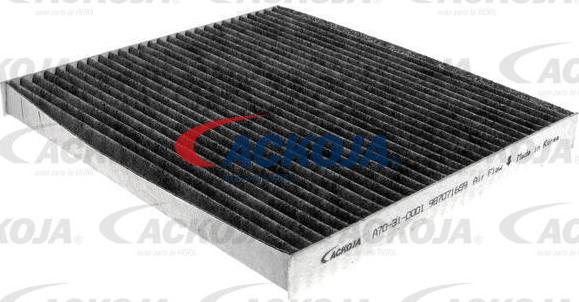 ACKOJA A70-31-0001 - Filtrs, Salona telpas gaiss www.autospares.lv