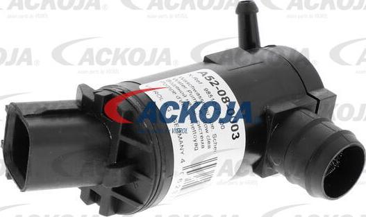 ACKOJAP A52-08-0003 - Ūdenssūknis, Stiklu tīrīšanas sistēma www.autospares.lv