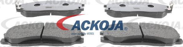 ACKOJAP A52-2133 - Тормозные колодки, дисковые, комплект www.autospares.lv