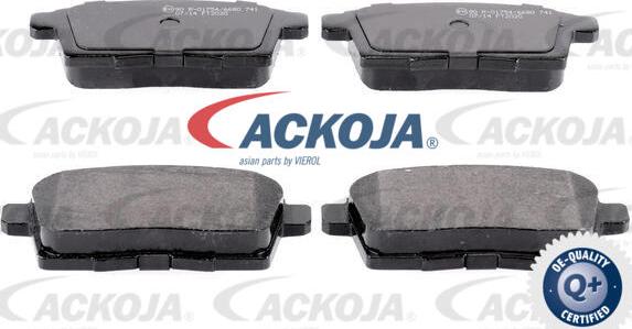 ACKOJAP A32-0128 - Brake Pad Set, disc brake www.autospares.lv