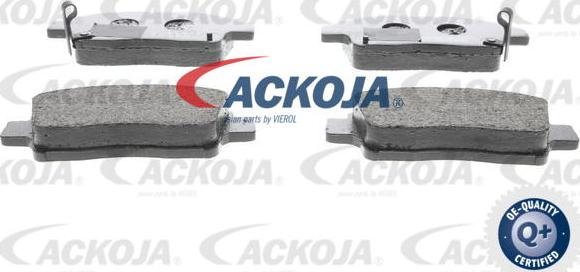 ACKOJAP A70-0040 - Тормозные колодки, дисковые, комплект www.autospares.lv