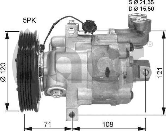 ACR 134528G - Kompresors, Gaisa kond. sistēma autospares.lv