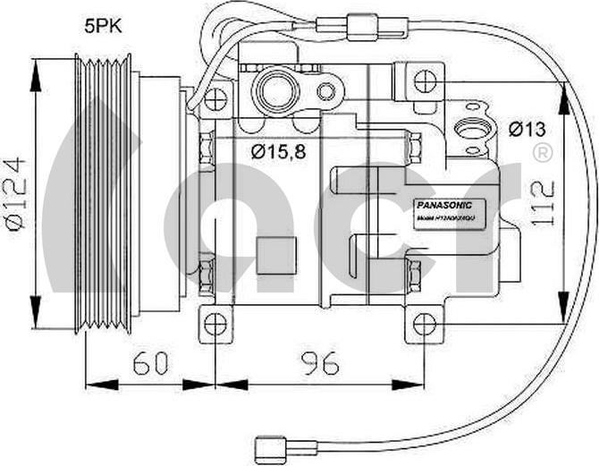 ACR 134676R - Kompresors, Gaisa kond. sistēma www.autospares.lv