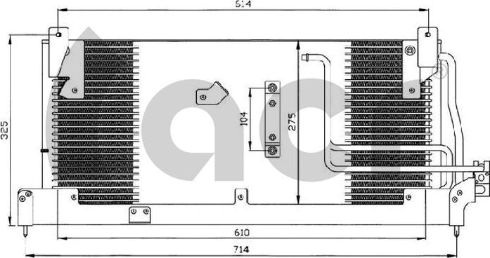 ACR 300569 - Kondensators, Gaisa kond. sistēma autospares.lv