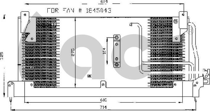 ACR 300089 - Kondensators, Gaisa kond. sistēma www.autospares.lv