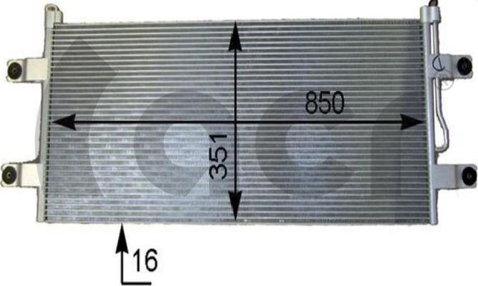 ACR 300813 - Condenser, air conditioning www.autospares.lv