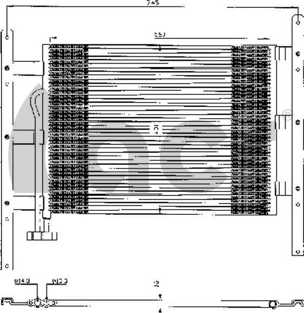 ACR 300361 - Kondensators, Gaisa kond. sistēma www.autospares.lv