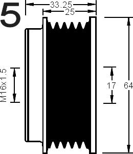 AD Kühner 885040 - Piedziņas skriemelis, Ģenerators autospares.lv