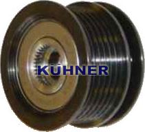 AD Kühner 885001M - Pulley, alternator, freewheel clutch www.autospares.lv