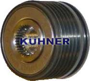 AD Kühner 885073M - Шкив генератора, муфта www.autospares.lv