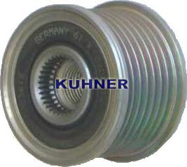 AD Kühner 885304 - Pulley, alternator, freewheel clutch www.autospares.lv