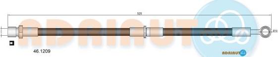 Adriauto 46.1209 - Bremžu šļūtene www.autospares.lv