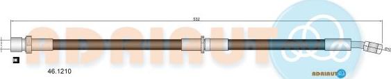 Adriauto 46.1210 - Bremžu šļūtene www.autospares.lv