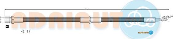 Adriauto 46.1211 - Bremžu šļūtene www.autospares.lv