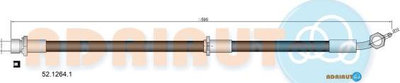 Adriauto 52.1264.1 - Bremžu šļūtene www.autospares.lv