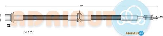 Adriauto 52.1213 - Bremžu šļūtene www.autospares.lv