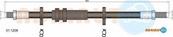 Adriauto 01.1208 - Тормозной шланг www.autospares.lv