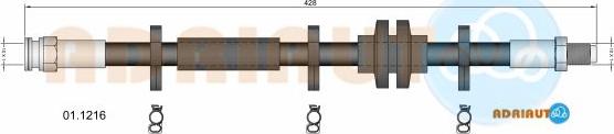 Adriauto 01.1216 - Bremžu šļūtene www.autospares.lv