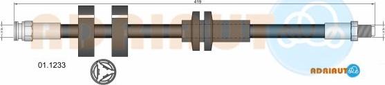 Adriauto 01.1233 - Bremžu šļūtene www.autospares.lv